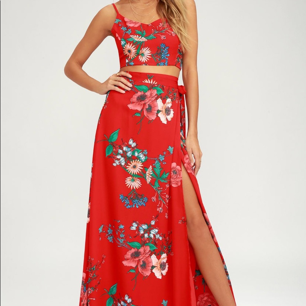 Two-Piece Maxi Dress | Bloom With a View